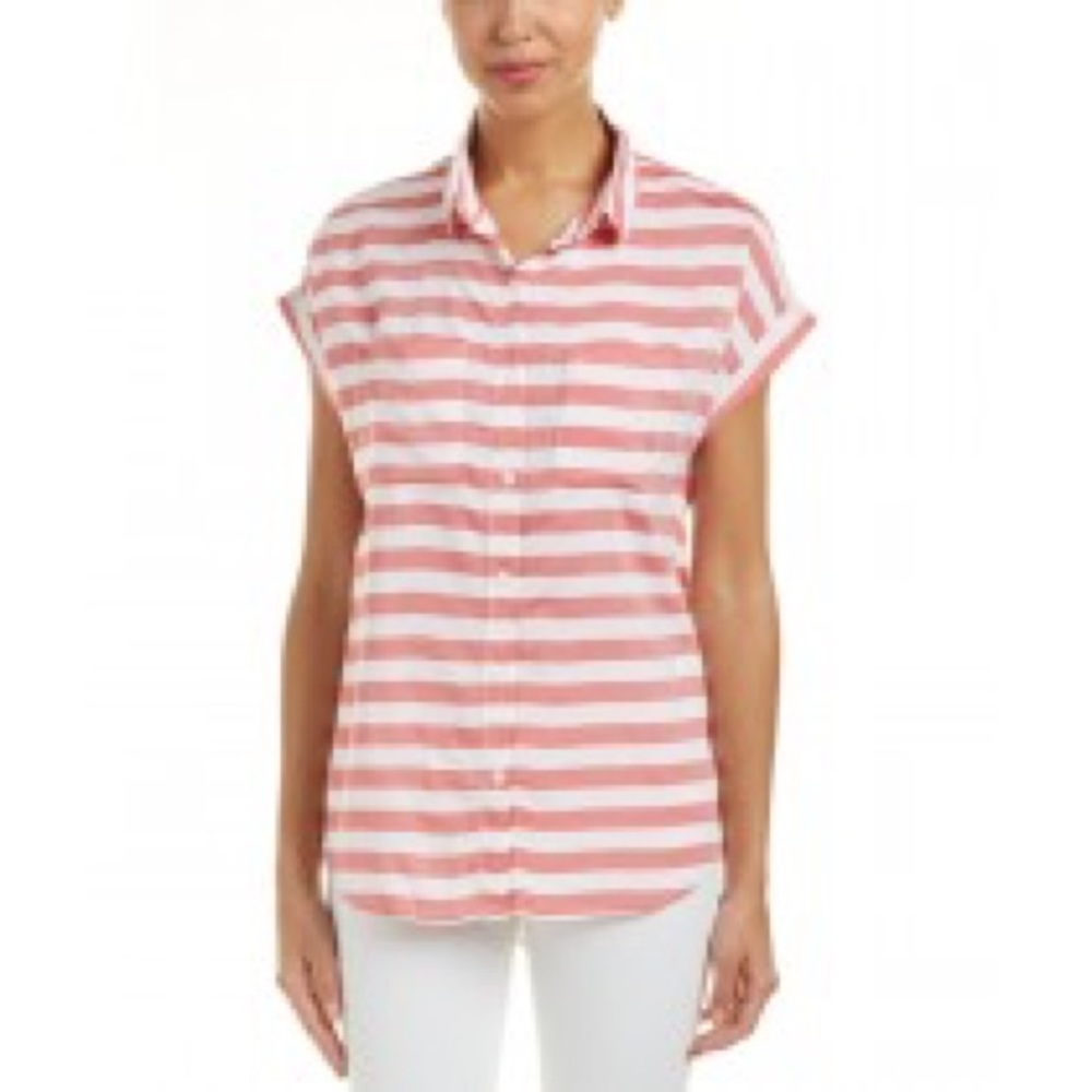 Beachlunchlounge Spencer Red Striped Shirt